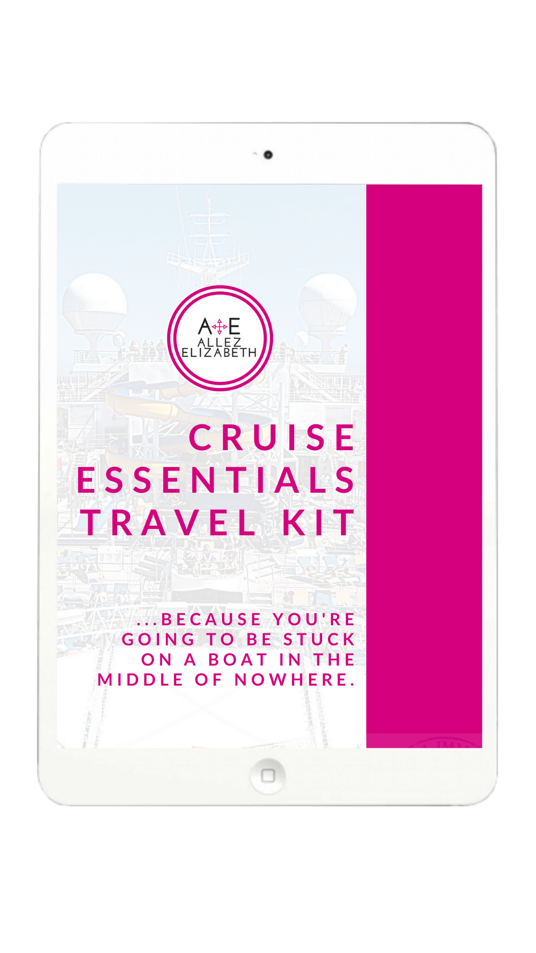 ALLEZ ELIZABETH - FORM IMAGE - Cruise Essentials Travel Kit